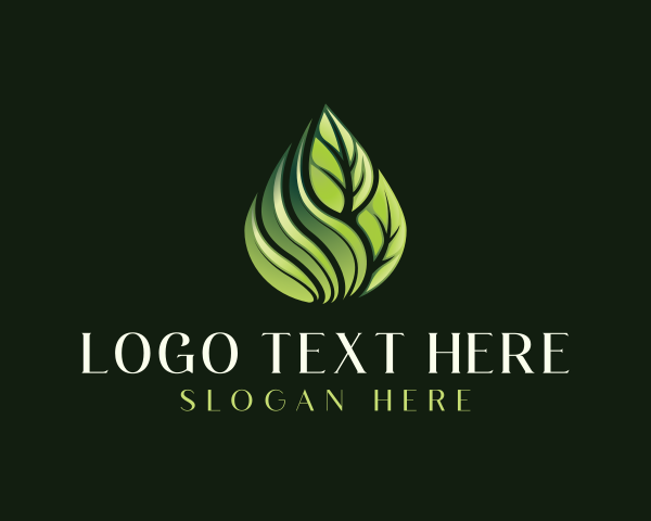 Eco Botanical Leaf Design